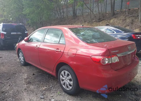 2011 Toyota Corolla Le из США, поврежденный, VIN 2T1BU4EE0BC687496